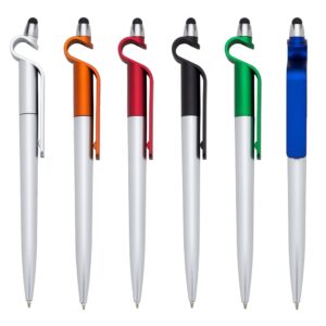 Caneta Plástica Touch c/Suporte - Ref: 13499