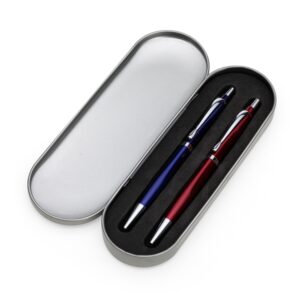 Estojo de Canetas Metal p/ 2 Canetas - Ref: BOX-10