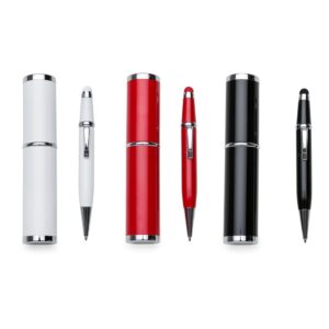 Mini Caneta Semi Metal e com Estojo - Ref: 13182