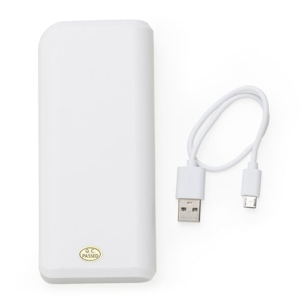 Power Bank Plástico com Lanterna  - Ref: 12903