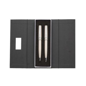 Conjunto Caneta e Lapiseira Metal - Ref: ER182PAR-BCO